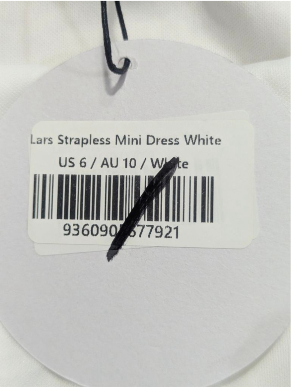 Princess Polly White Lars Strapless Mini Dress Size 6 - Picture 5 of 10